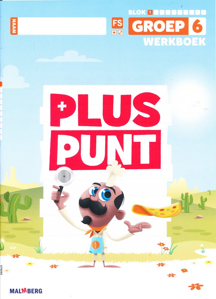 Pluspunt versie 4 Werkboek blok 1 groep 6 FS (per stuk)