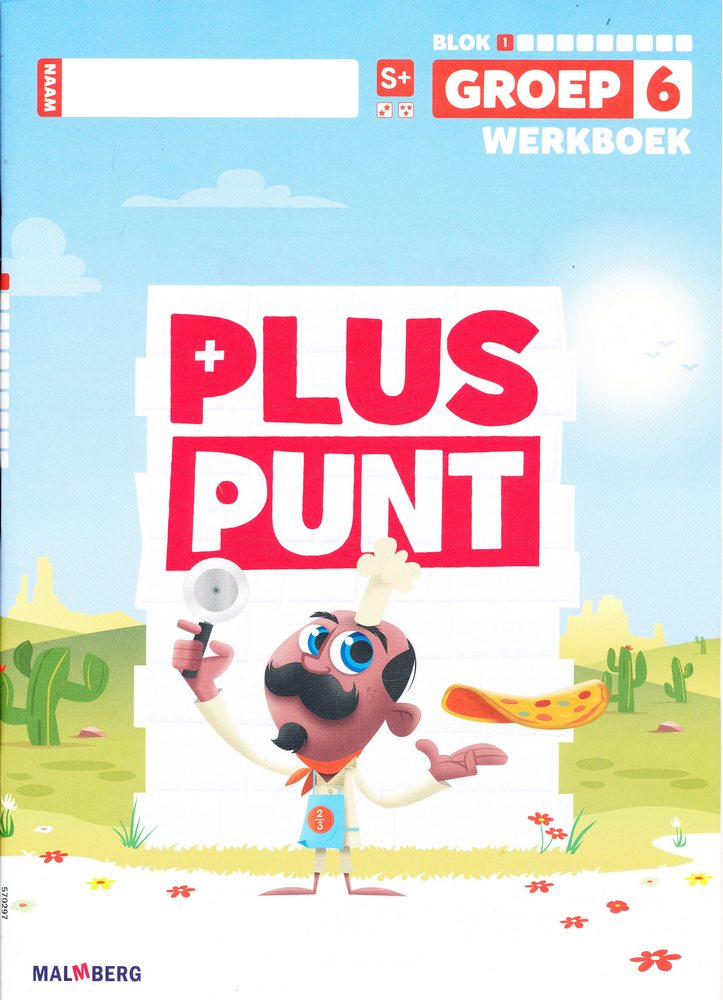 Pluspunt versie 4 Werkboek blok 1 groep 6 S+ (per stuk)