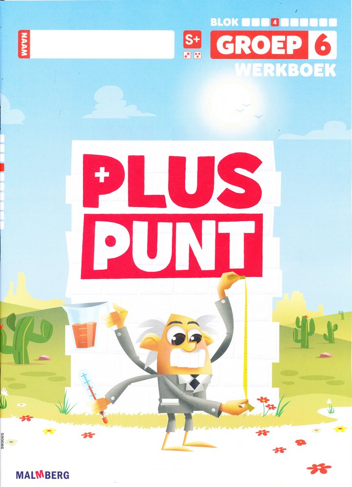 Pluspunt versie 4 Werkboek blok 4 groep 6 S+ (per stuk)
