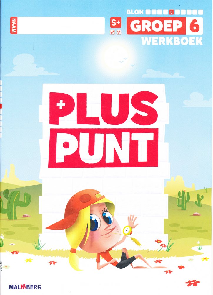 Pluspunt versie 4 Werkboek blok 5 groep 6 S Plus (per stuk)