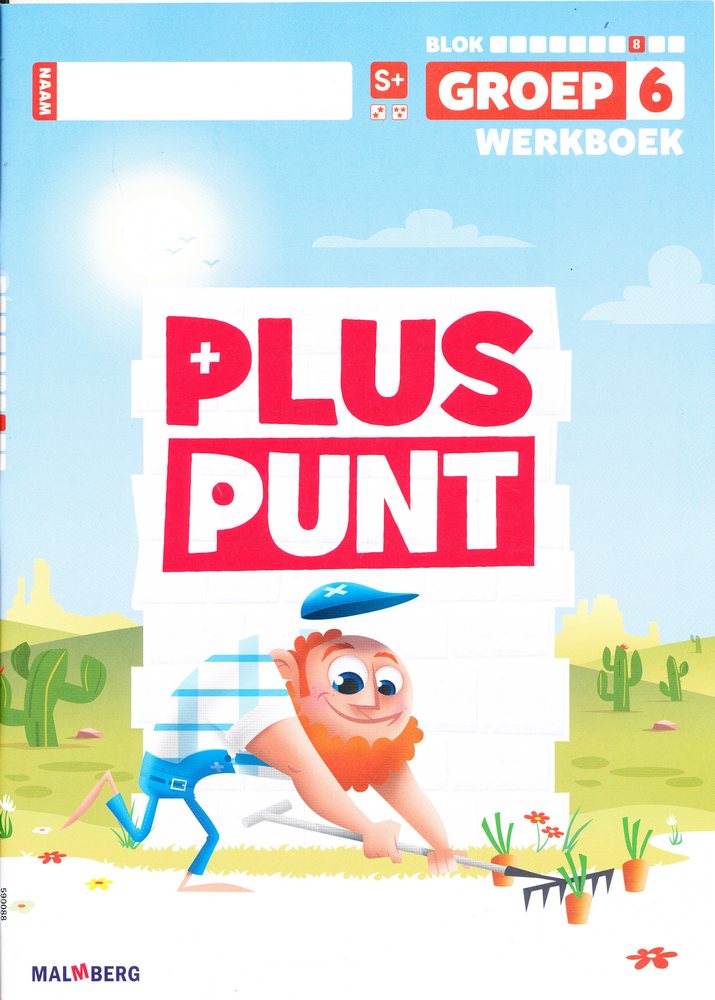 Pluspunt versie 4 Werkboek blok 8 groep 6 S+ (per stuk)