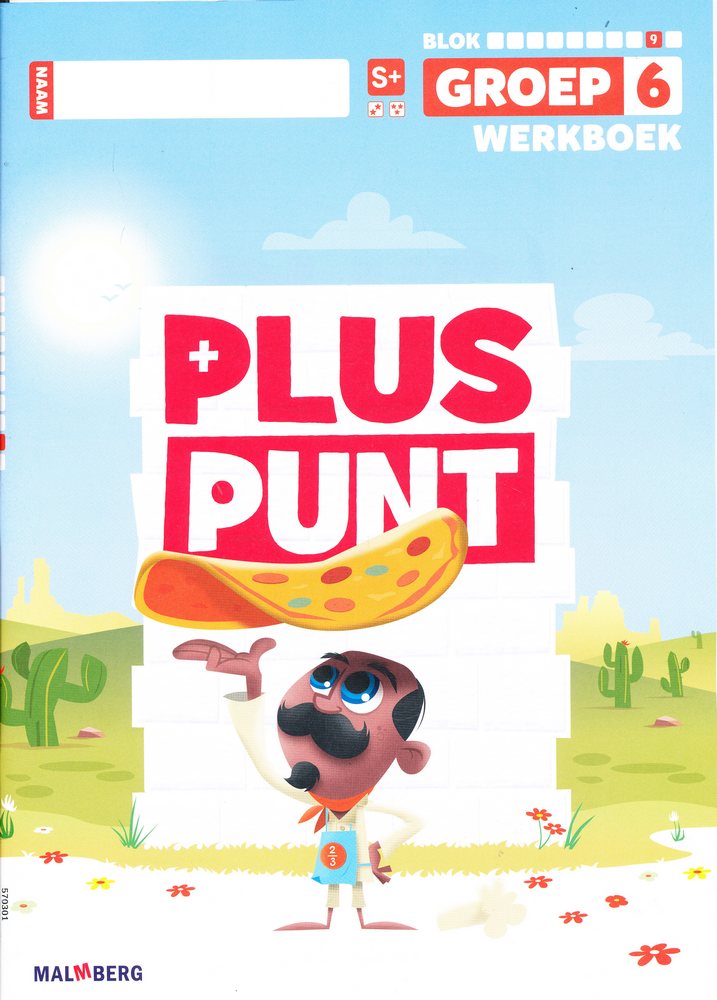 Pluspunt versie 4 Werkboek blok 9 groep 6 S+ (per stuk)