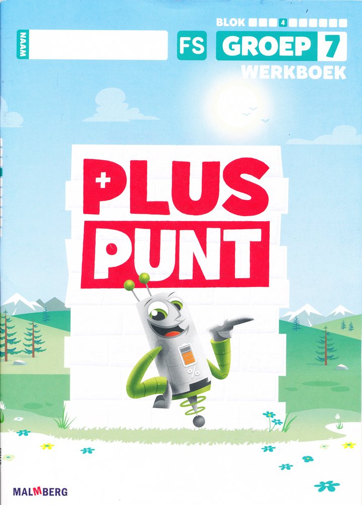 Pluspunt versie 4 Werkboek blok 4 groep 7 FS (per stuk)