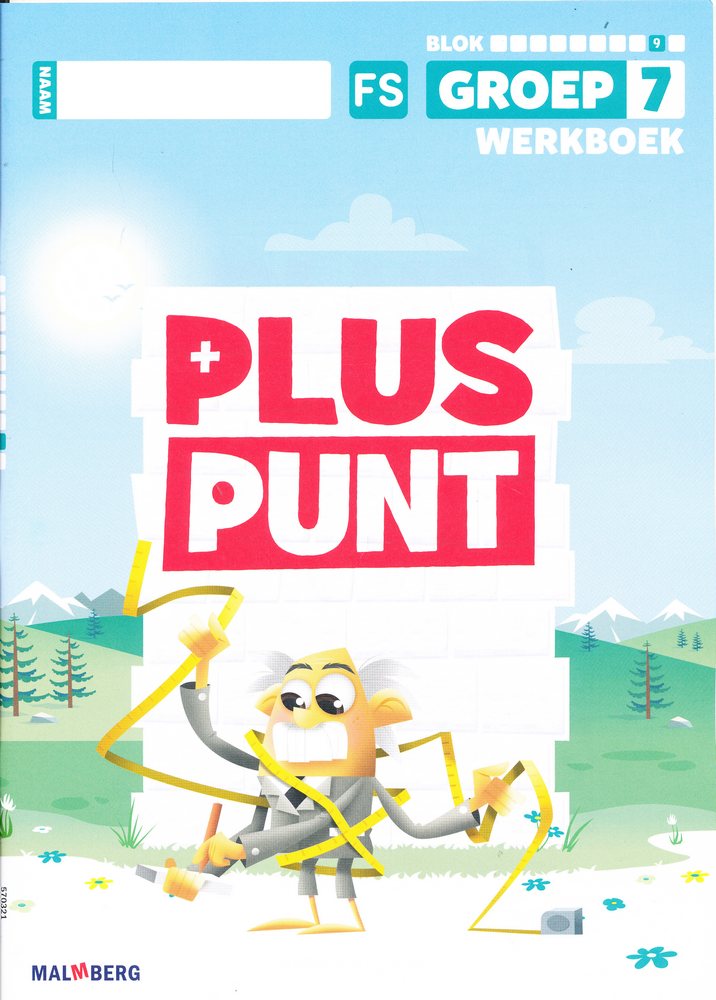 Pluspunt versie 4 Werkboek blok 9 groep 7 FS (per stuk)