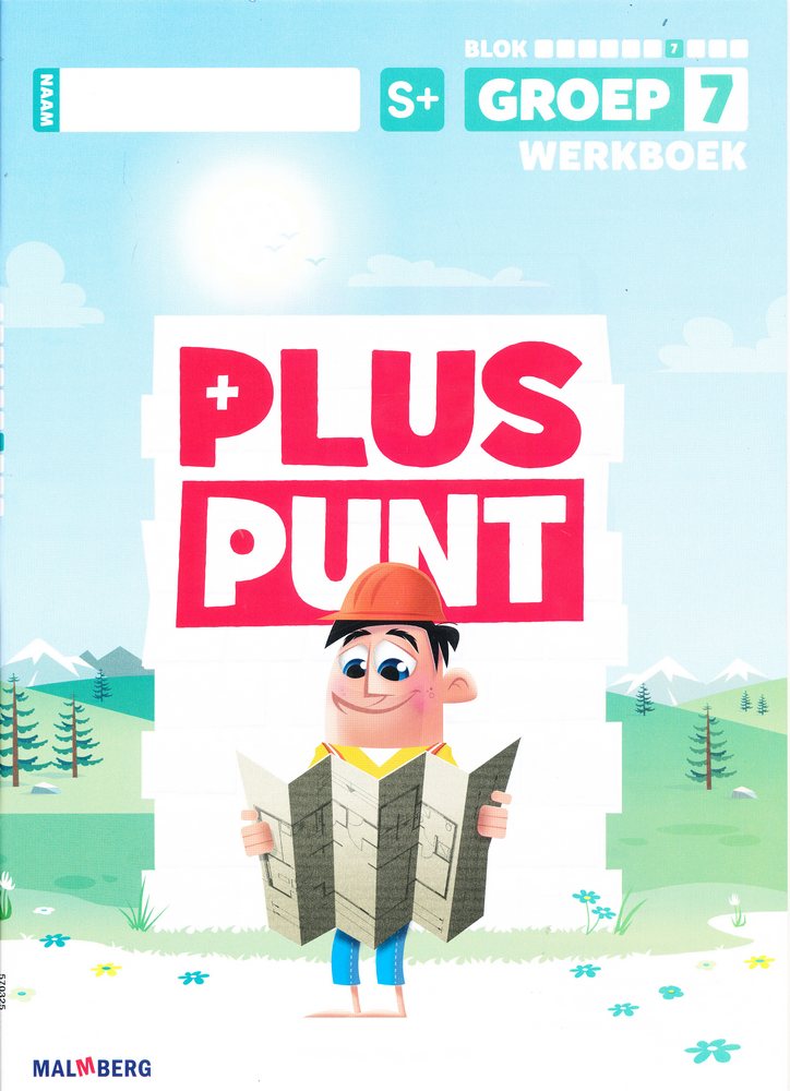 Pluspunt versie 4 Werkboek blok 7 groep 7 S Plus (per stuk)