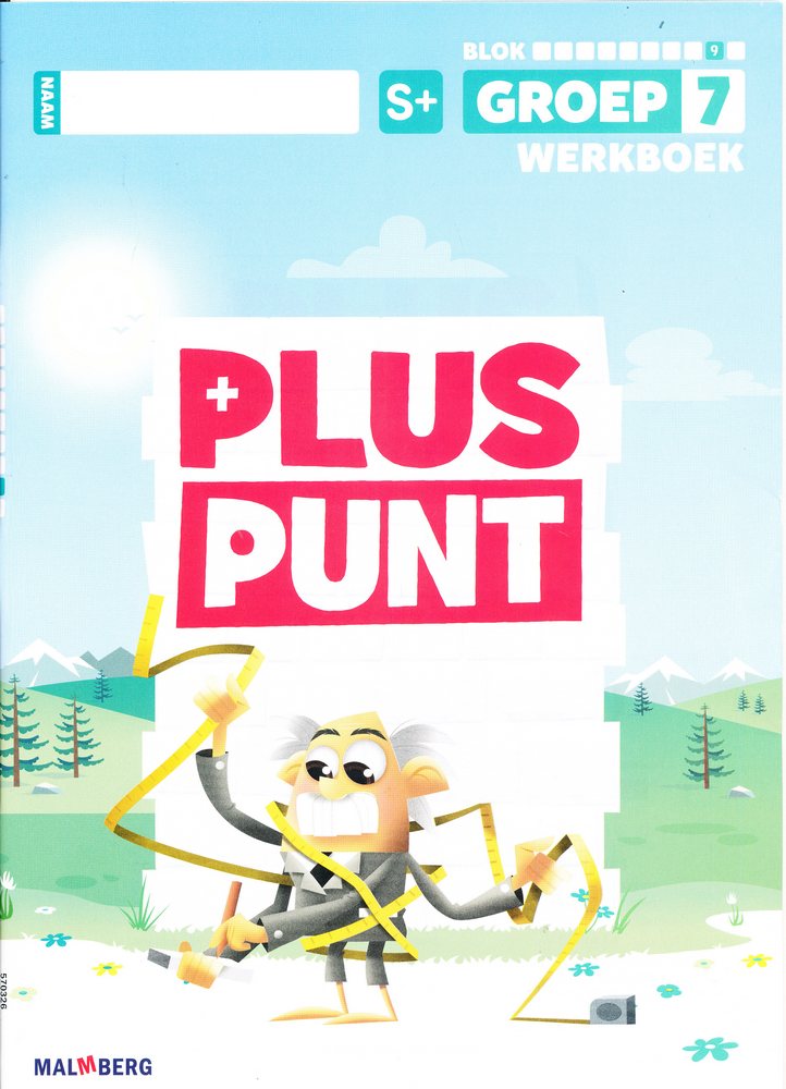 Pluspunt versie 4 Werkboek blok 9 groep 7 S+ (per stuk)