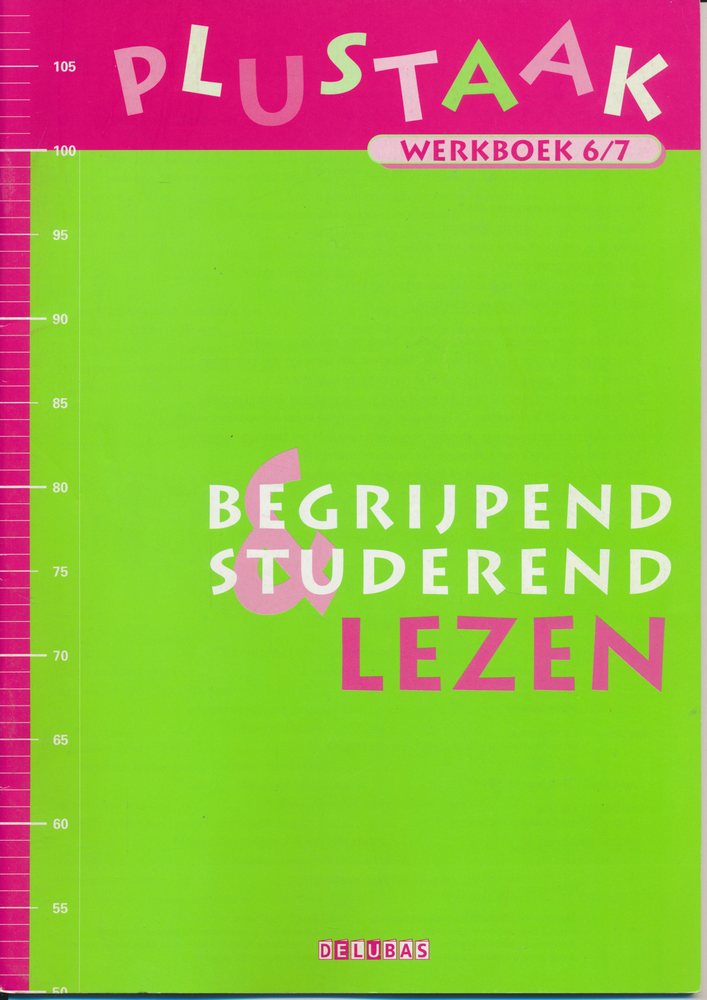Plustaak Begrijpend Studerend Lezen werkboek 6/7 (per stuk)