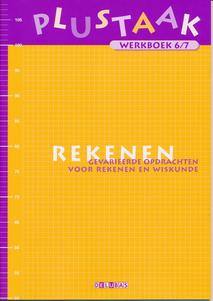 Plustaak Rekenen werkboek 6/7 (per stuk)