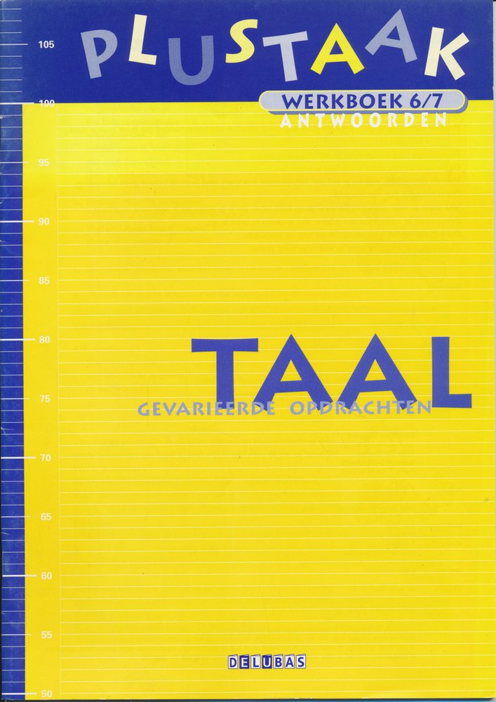 Plustaak Taal gevarieerde opdrachten groep 6/7 (per stuk)