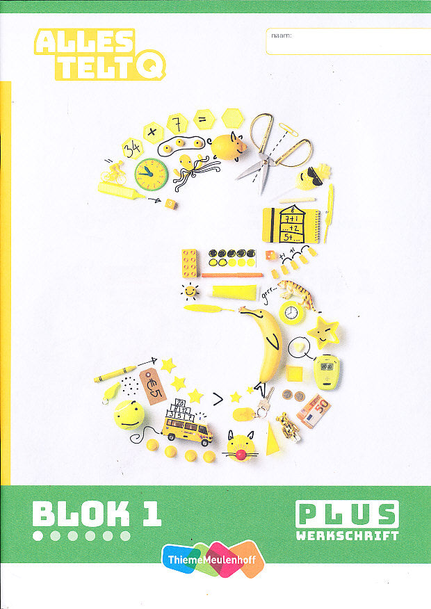 Alles Telt Q Werkschrift Plus blok 1 groep 3 (per stuk)