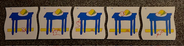 Puzzel 1A Muis eet kaas