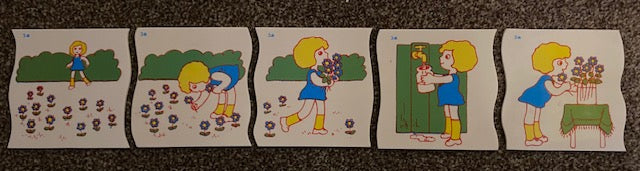 Puzzel 3A Bloemen plukken