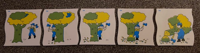 Puzzel 6E Boom omhakken