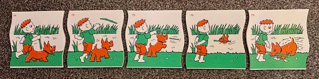 Puzzel 7H Hond met stok