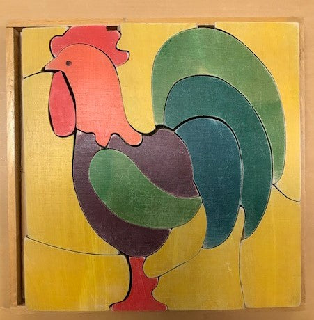 Puzzel Haan (zie afbeelding)