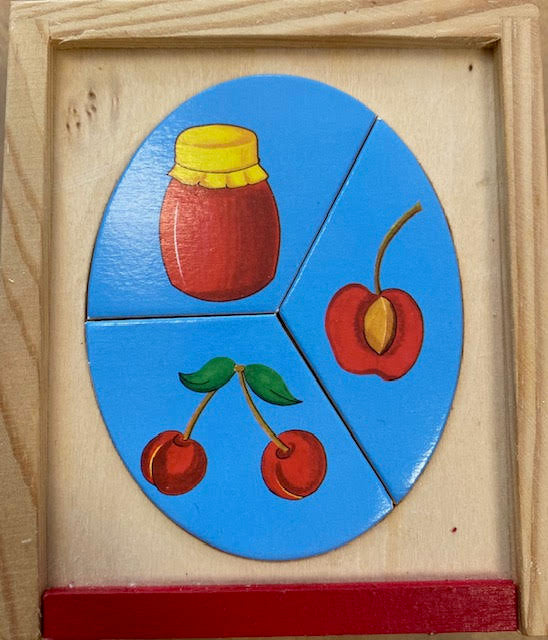 Puzzel fruit (zie omschrijving)