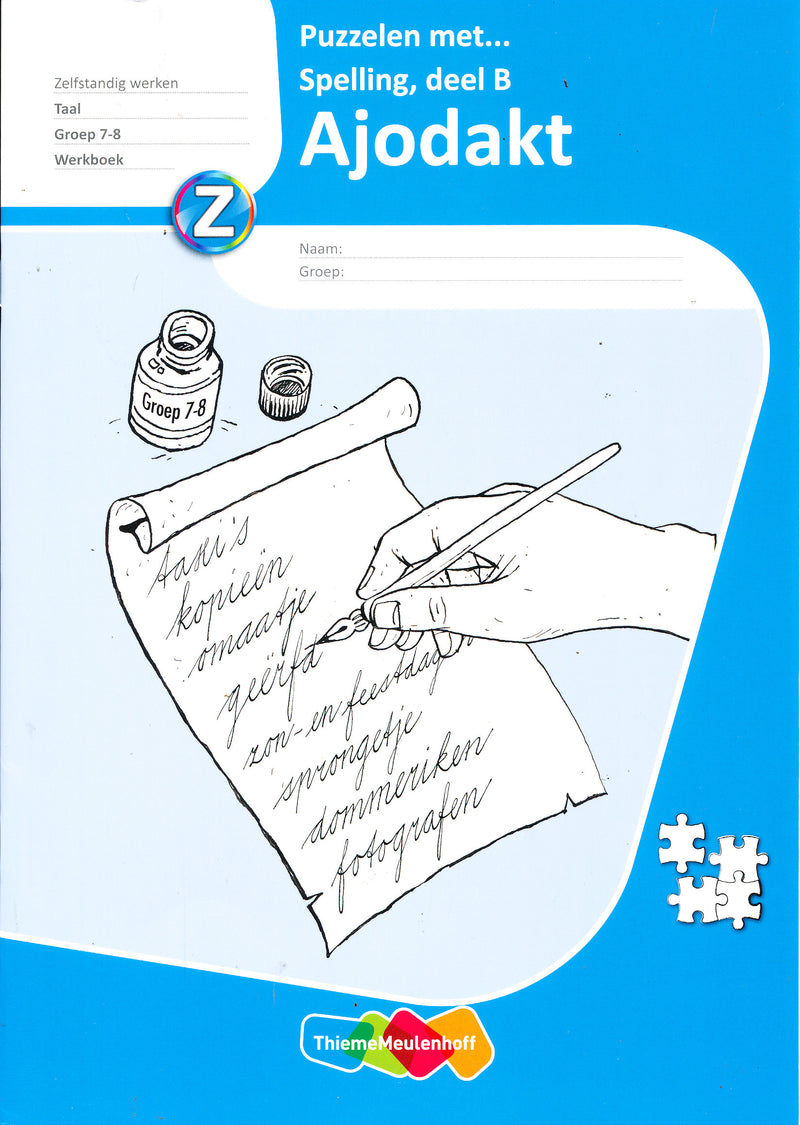 Ajodakt Puzzelen met Spelling deel B groep 7-8 (per stuk)