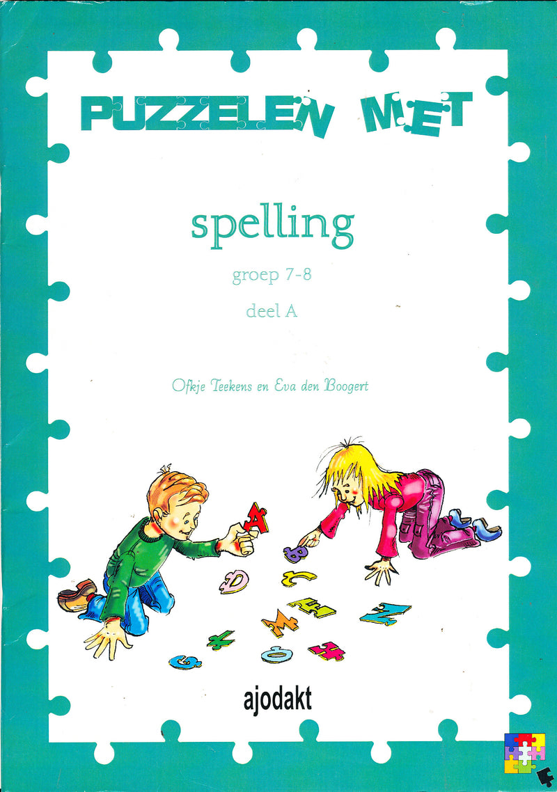 Ajodakt Puzzelen met Spelling deel A groep 7-8 (per stuk)