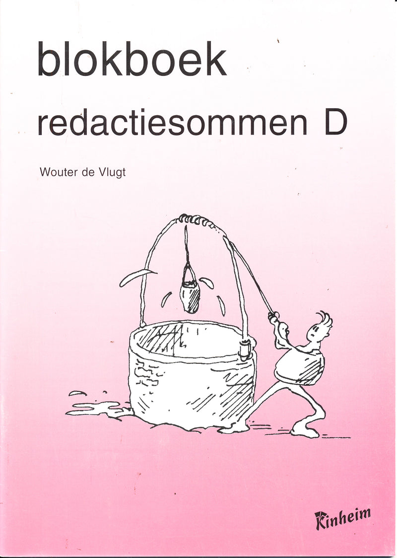Kinheim Blokboek Redactiesommen D groep 8 (per stuk)