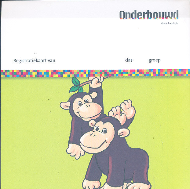 Onderbouwd Registratiekaarten 15 stuks