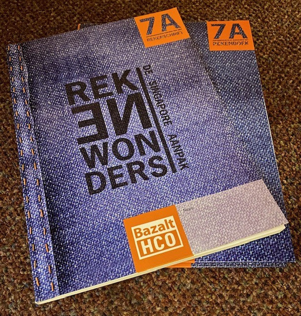 Rekenwonders Set Rekenboek en Rekenschrift 7A