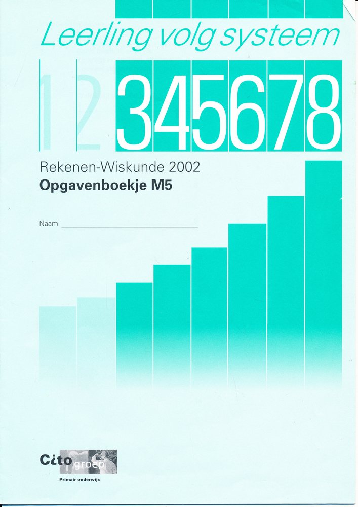LOVS Rekenen/Wiskunde 2002 Opgavenboekje M5 per stuk