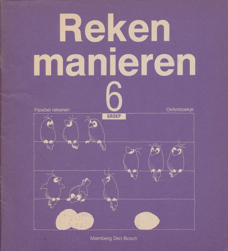 Reken Manieren oefenboekje groep 6 (per stuk)