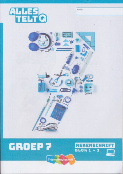 Alles Telt Q Rekenschrift blok 1-3 groep 7 (per stuk)