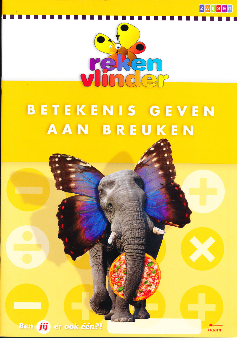 Rekenvlinder Werkboek Betekenis geven aan Breuken (per stuk)
