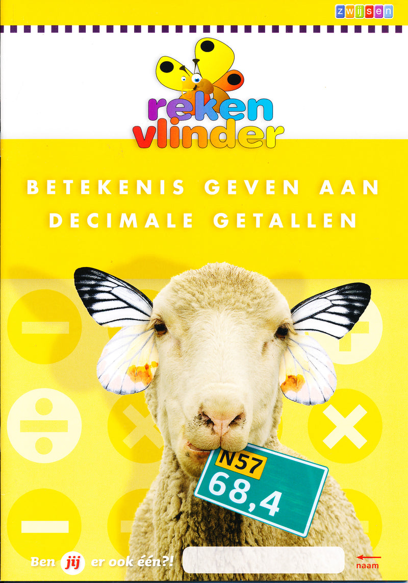 Rekenvlinder Werkboek Betekenis geven aan Decimale getallen (per stuk)