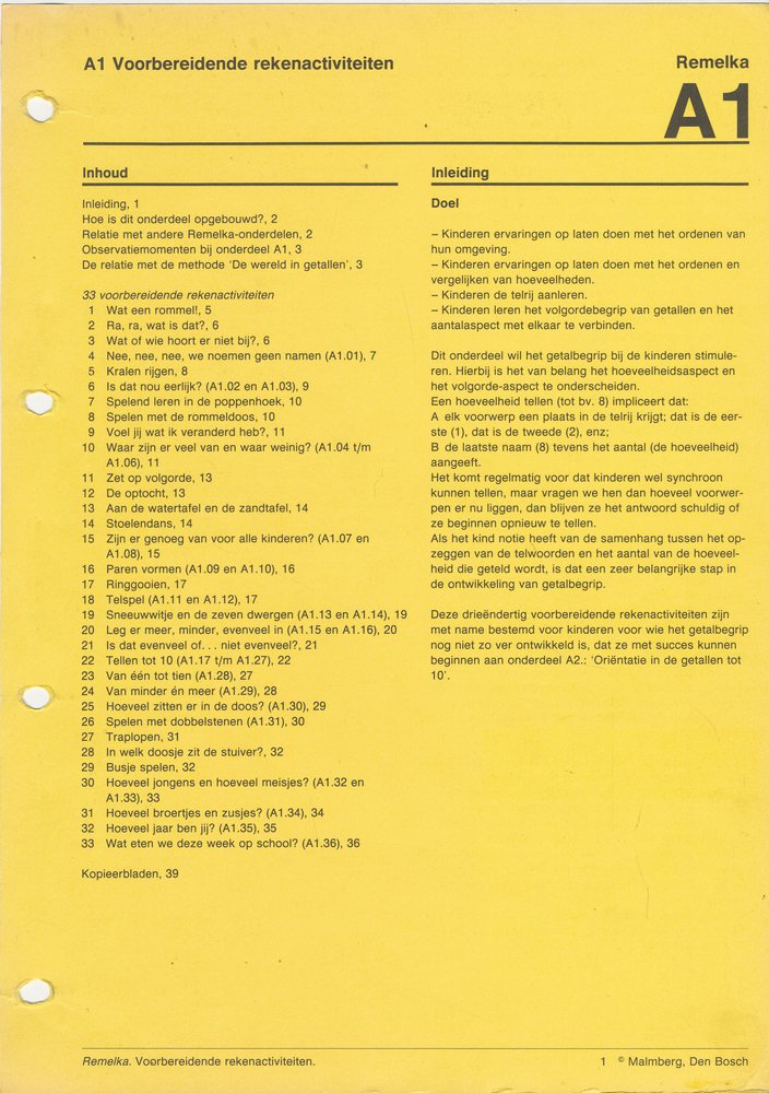 Remelka A1 (zie omschrijving)