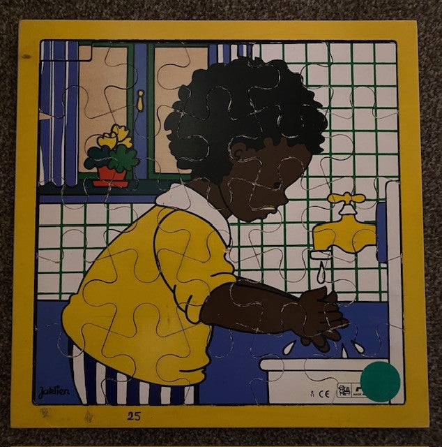 Rolf Puzzel Handen wassen (25 stukjes)