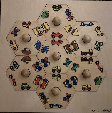 Rolf Inlegpuzzel Carrousel Vervoer (7 stukken)