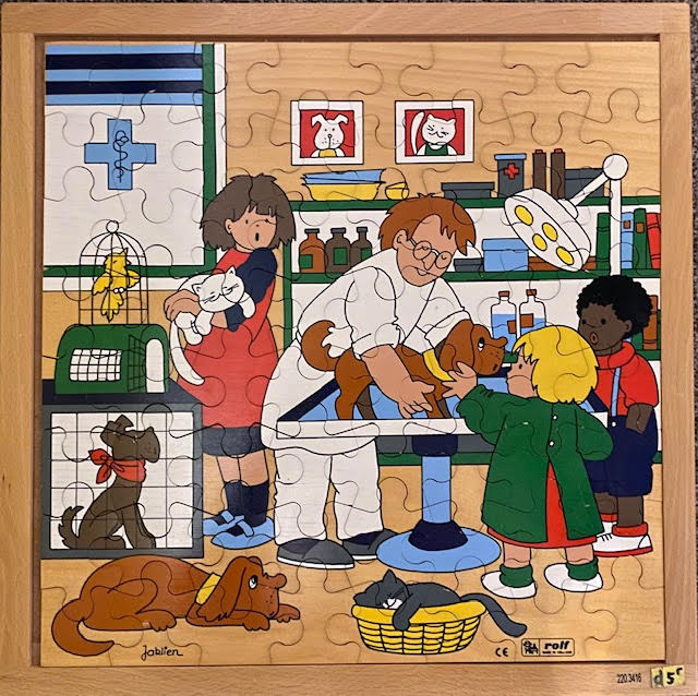 Rolf Puzzel Bij de dierenarts (64 stukjes)