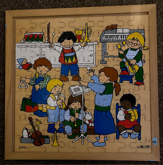 Rolf Puzzel In het muzieklokaal (81 stukjes)