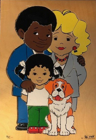 Rolf Puzzel Gezin met hond