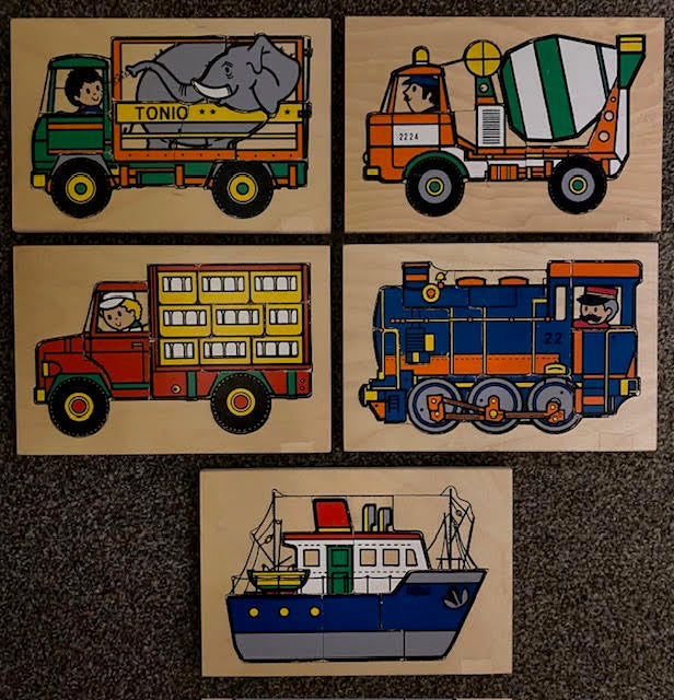 Rolf Puzzel set van voertuigen