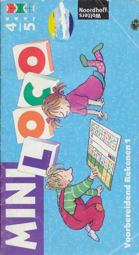Mini Loco Voorbereidend rekenen 1 (4-5 jaar) blauwe kaft
