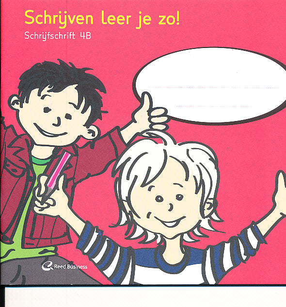 Schrijven leer je zo! Schrijfschrift 4B (per stuk)