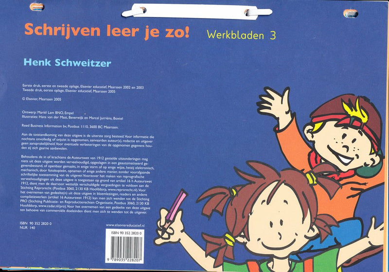 Schrijven leer je zo! Werkbladen 3
