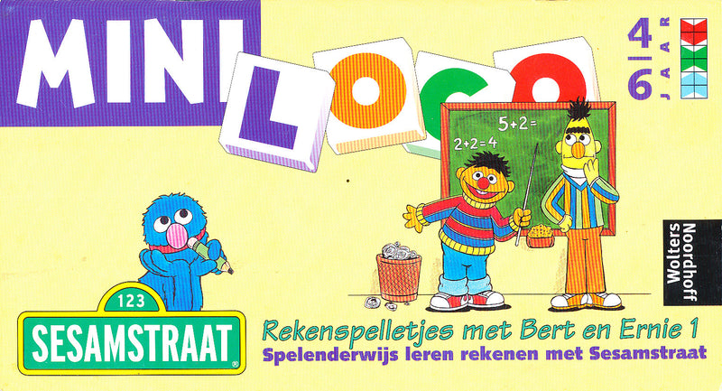 Mini Loco Sesamstraat Rekenspelletjes 1