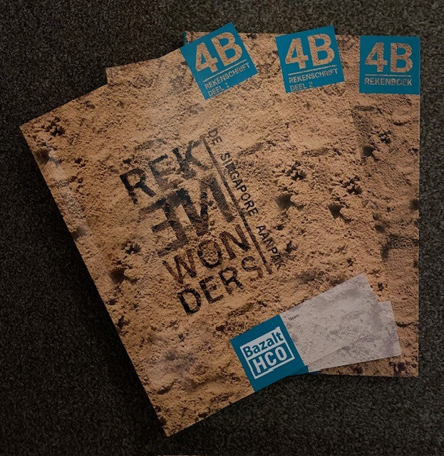 Rekenwonders Set Rekenboek en Rekenschriften 4B