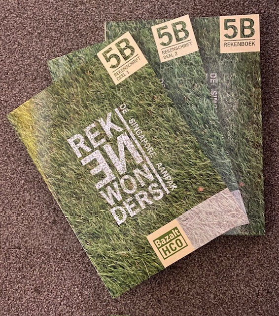 Rekenwonders Set Rekenboek en Rekenschriften 5B