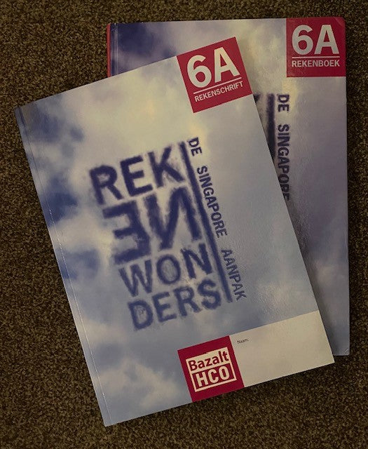 Rekenwonders Set Rekenboek en Rekenschrift 6A