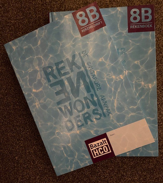 Rekenwonders Set Rekenboek en Rekenschrift 8B
