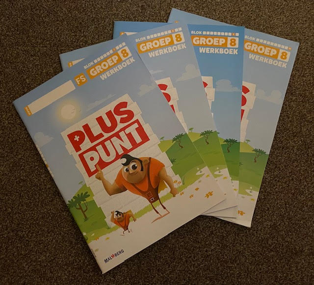 Pluspunt versie 4 Set Werkboeken blok 7 t/m blok 10 groep 8 FS