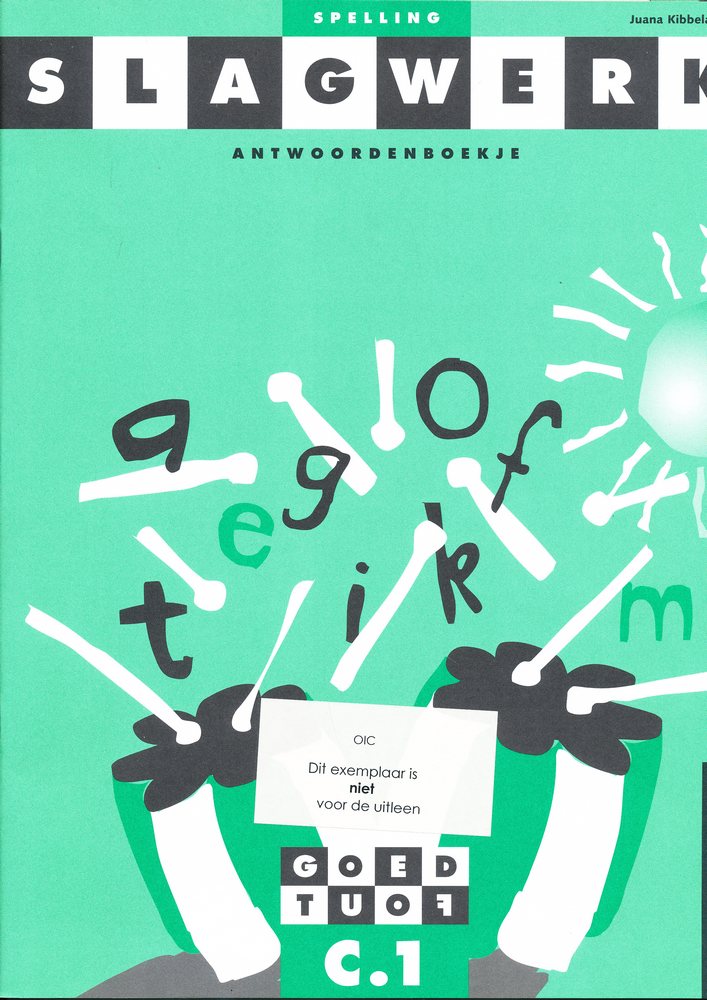 Slagwerk Spelling Antwoordenboek C1 groep 5