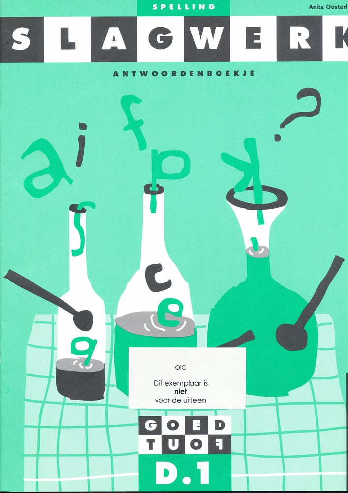 Slagwerk Spelling Antwoordenboek D1 Groep 6