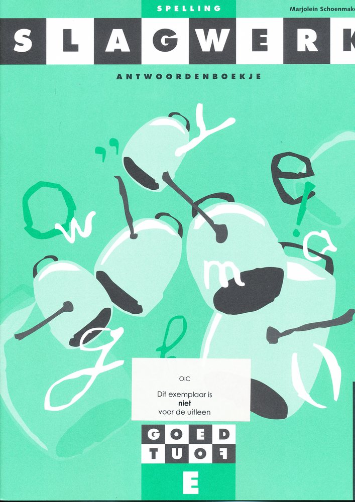 Slagwerk Spelling Antwoordenboek E Groep 7