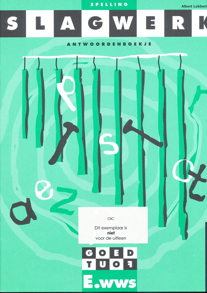 Slagwerk Spelling Antwoordenboek E.wws Groep 7